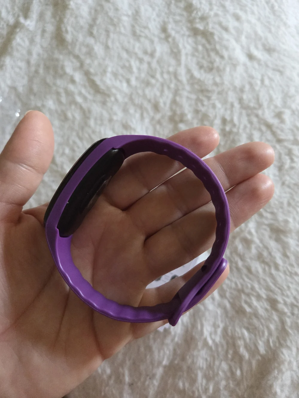 Purple Fitness Tracker Smart Band with Color Display